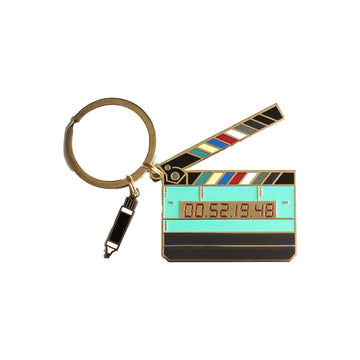 GLOW IN THE DARK LARGE TIMECODE SLATE KEYCHAIN